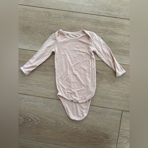 Kyte Baby Long Sleeve Body suit, 12-18 months, blush pink
